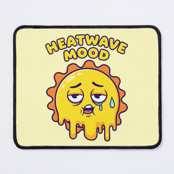 Item preview, Heatwave Mood – Melting Sun Cartoon Summer Design designed and sold by Sea Gem.