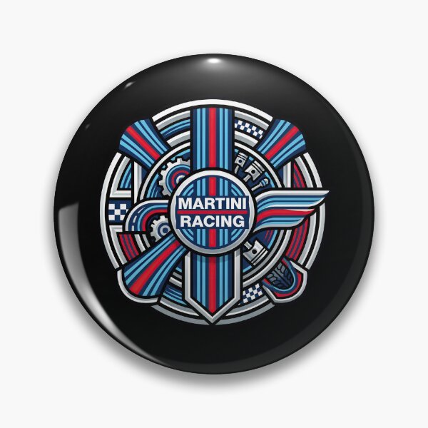 Item preview, Martini Racing Style Emblem Retro Motorsport Graphic Design designed and sold by enzoade.
