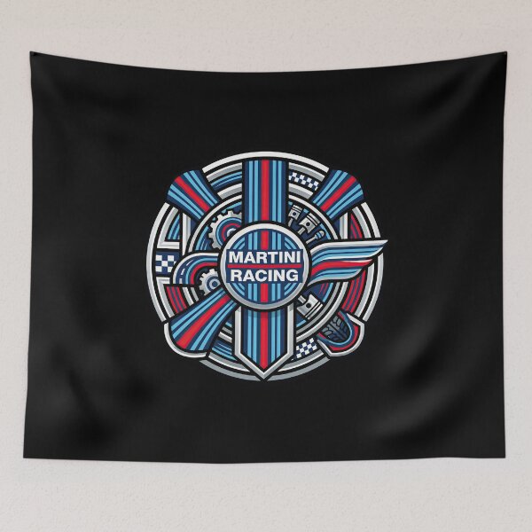 Item preview, Martini Racing Style Emblem Retro Motorsport Graphic Design designed and sold by enzoade.
