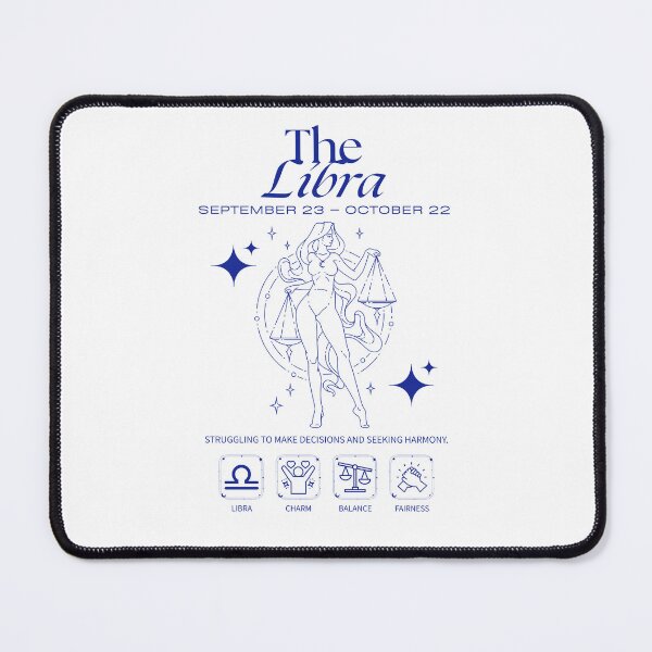 Item preview, Libra Zodiac Balance Astrology Line Art designed and sold by artacalla.