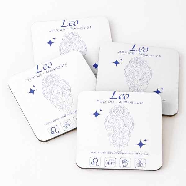 Item preview, Leo Zodiac Confidence Astrology Line Art designed and sold by artacalla.