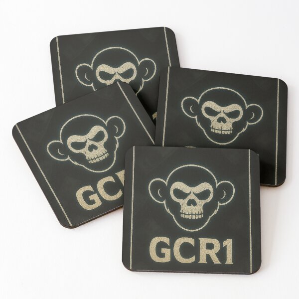 Item preview, Golden Skull Gorilla Dark Embroidered Streetwear Graphic Tee designed and sold by GCR1.