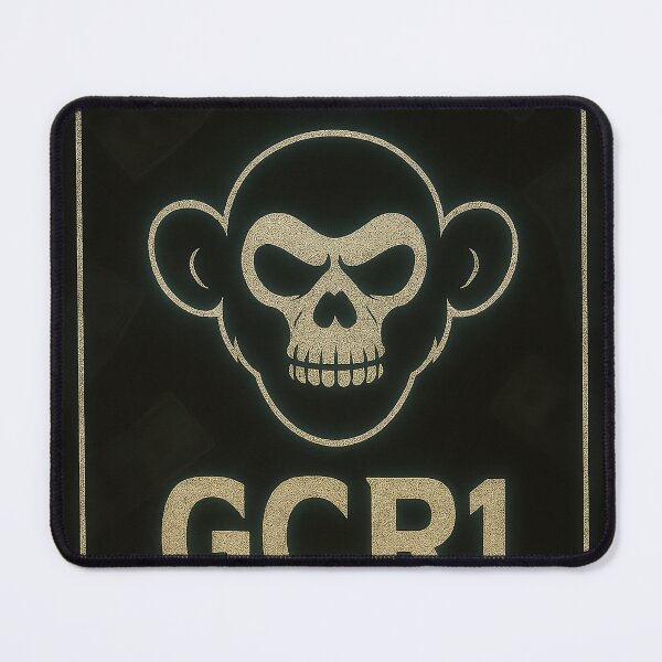 Item preview, Golden Skull Gorilla Dark Embroidered Streetwear Graphic Tee designed and sold by GCR1.