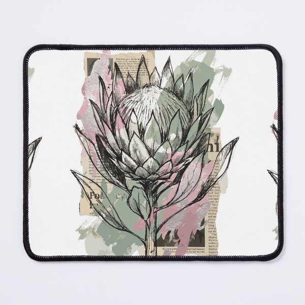Item preview, Vintage Botanical Illustration of King Protea designed and sold by Honu2025.
