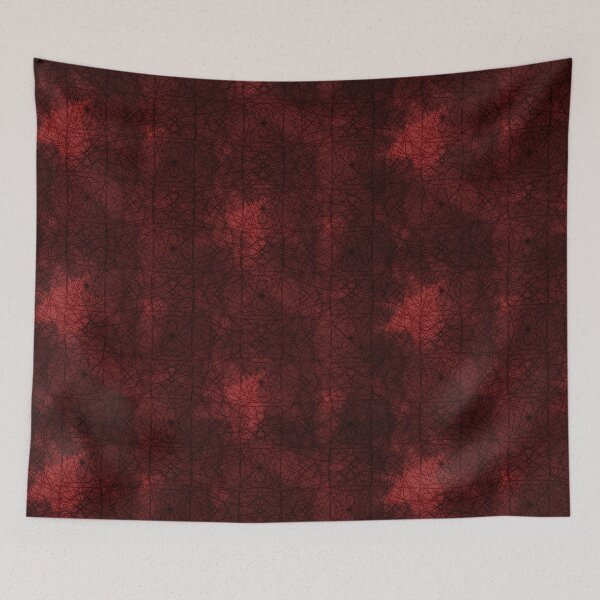 Item preview, Dark Red Web Pattern designed and sold by Thistlegrove.