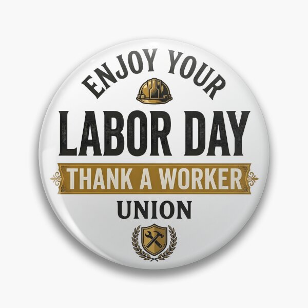 Item preview, Thank a Worker Labor Day Shirt – Vintage Union Graphic Tee designed and sold by relso.