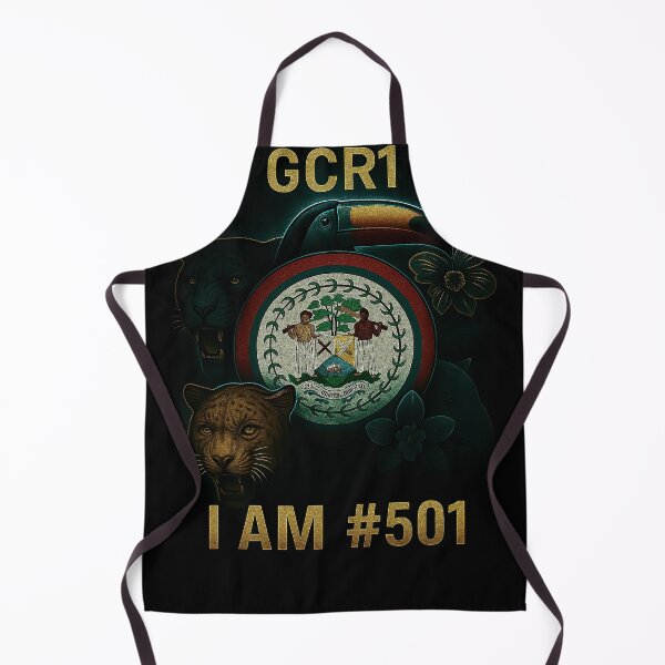 Item preview, I Am 501 Belize Pride Lion Gold Cultural Identity Graphic Tee designed and sold by GCR1.