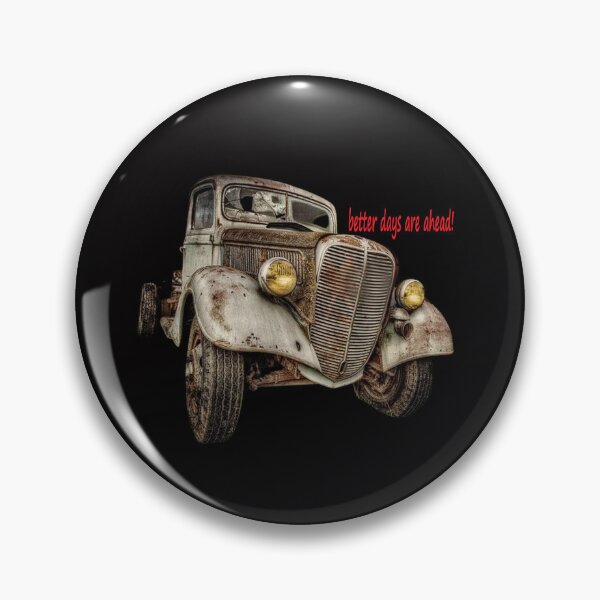 Item preview, Better Days Are Ahead! Retro Abandoned Truck Art designed and sold by TZehrfeldPhotos.