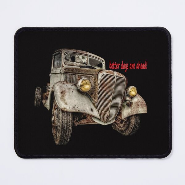 Item preview, Better Days Are Ahead! Retro Abandoned Truck Art designed and sold by TZehrfeldPhotos.