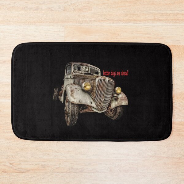 Item preview, Better Days Are Ahead! Retro Abandoned Truck Art designed and sold by TZehrfeldPhotos.