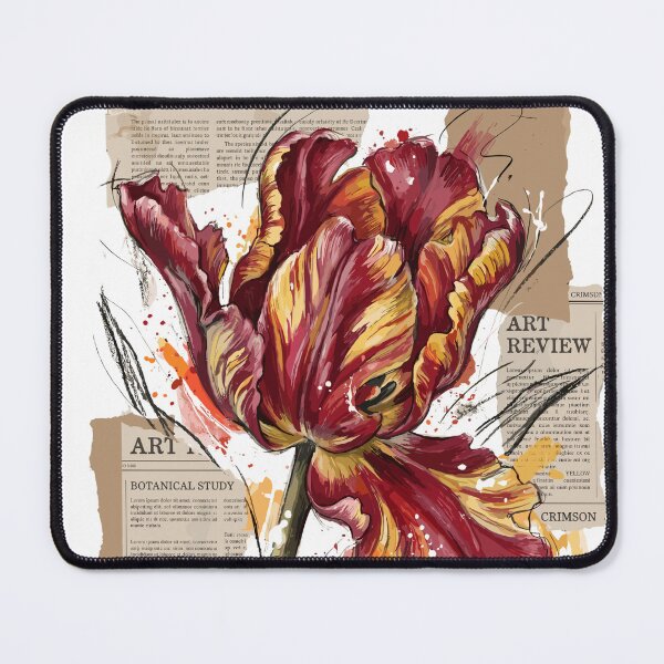 Item preview, Vibrant Tulip Parrot Flamingo Floral Art designed and sold by Honu2025.
