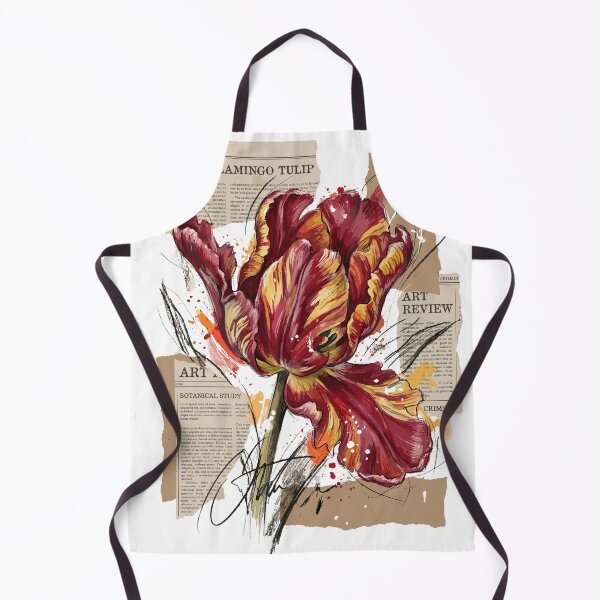 Item preview, Vibrant Tulip Parrot Flamingo Floral Art designed and sold by Honu2025.