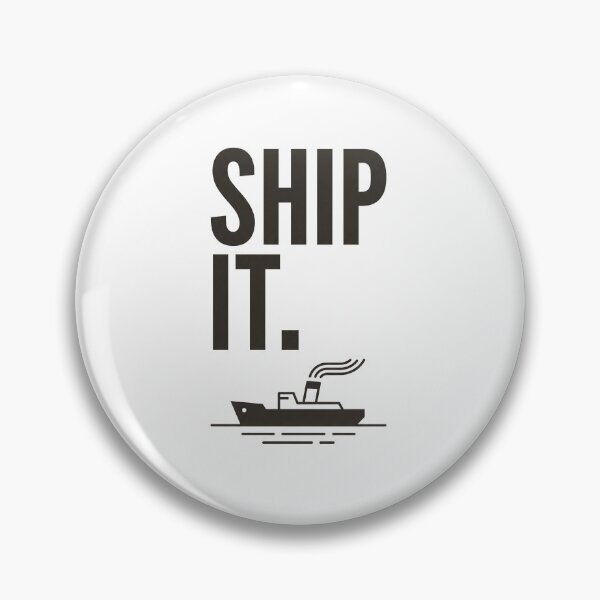 Item preview, Ship It - Vintage Minimalist Motivational Poster | WPA Style Typography Print for Makers, Developers & Entrepreneurs designed and sold by daronyondem.