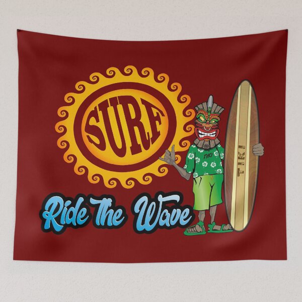 Item preview, Tiki Surfer vintage surfboard designed and sold by studioss76.
