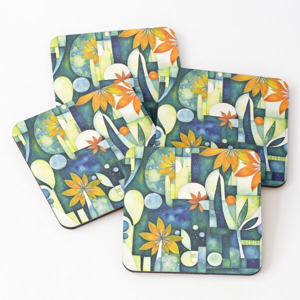 Item preview, Luminous Cosmic Flora Mosaic designed and sold by CAutumnTrapp.
