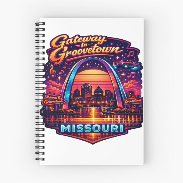 Item preview, Gateway to Groovetown Missouri Retro Neon Poster designed and sold by Dresut.