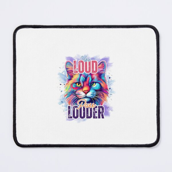 Item preview, Vivid Loud Cat Purr Design designed and sold by Fantasyalogo.