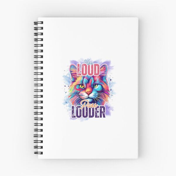 Item preview, Vivid Loud Cat Purr Design designed and sold by Fantasyalogo.