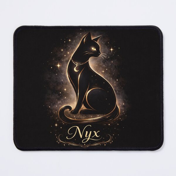 Item preview, Goddess of Night Cat Art designed and sold by PurrfectWhisper.