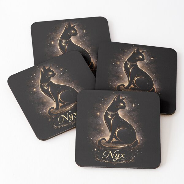 Item preview, Goddess of Night Cat Art designed and sold by PurrfectWhisper.