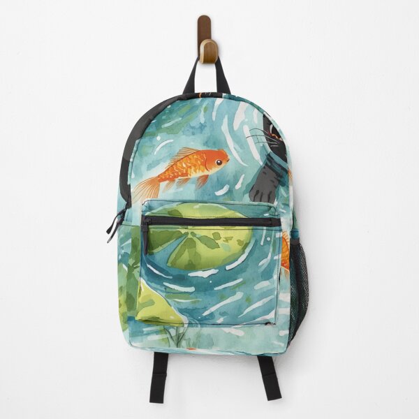 Item preview, Anime black cat & fishes designed and sold by JosueShop101.