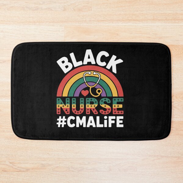 Item preview, Black Nurse CMA Life Black History Month Rainbow designed and sold by BlassmausArt.