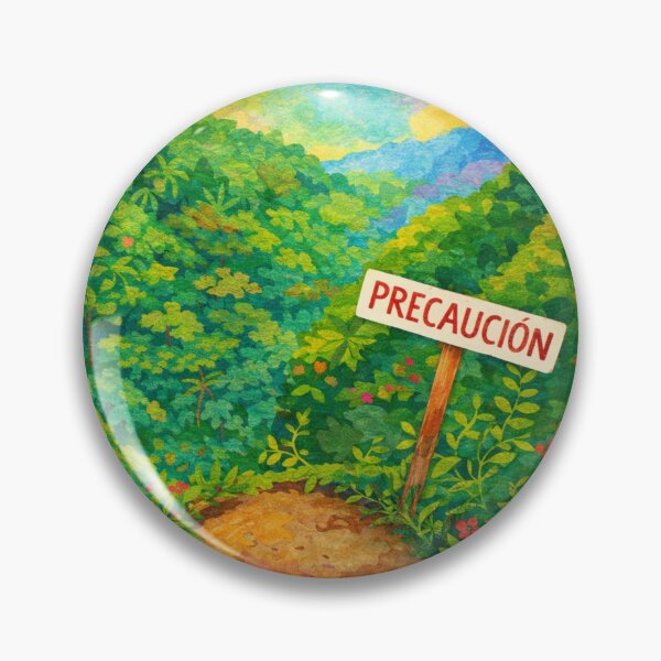 Item preview, Watch Your Step, Rainforest River, Papercut Collage, Mixed Media Digital Illustration designed and sold by SWSandraWechner.