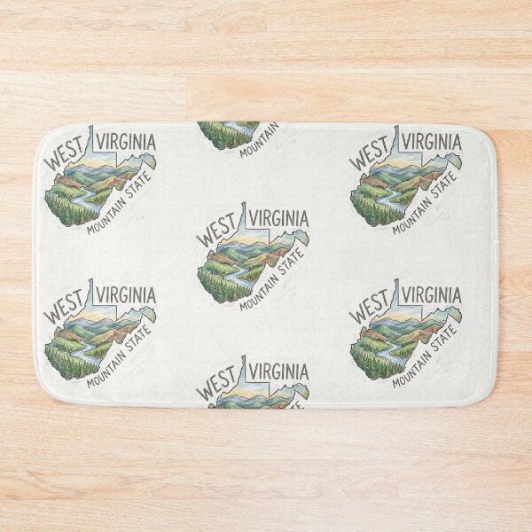Item preview, West Virginia Mountain State designed and sold by MattBStickers.