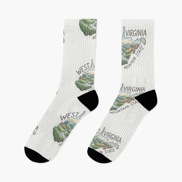 Item preview, West Virginia Mountain State designed and sold by MattBStickers.