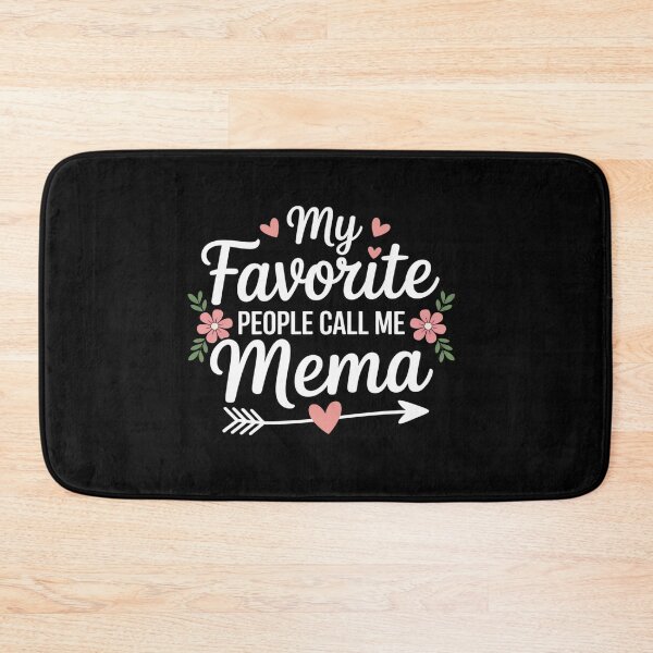 Item preview, My People Call Me Mema Funny Floral Mother's Day designed and sold by BlassmausArt.