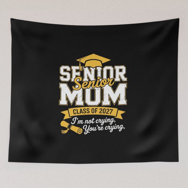 Item preview, Senior Mom 2027 Class Of 2027 Graduation Proud Senior Mother designed and sold by BlassmausArt.