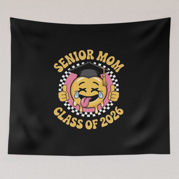 Item preview, Senior Mom Class of 2026 Purple Graduation Funny Retro 90s designed and sold by BlassmausArt.