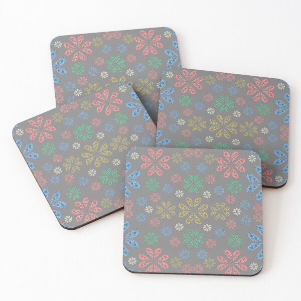 Item preview, Multi-colored dot flowers designed and sold by AuntieDa360.