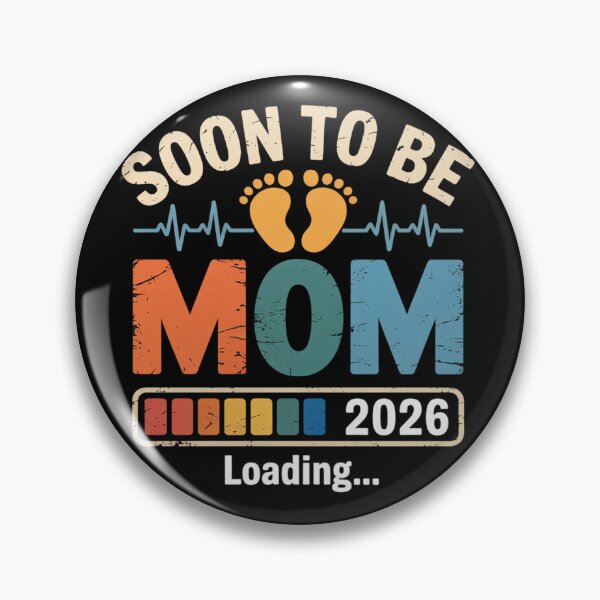 Item preview, Soon to Be Mom 2026 Loading Baby Announcement for New Mama designed and sold by BlassmausArt.