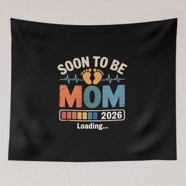 Item preview, Soon to Be Mom 2026 Loading Baby Announcement for New Mama designed and sold by BlassmausArt.