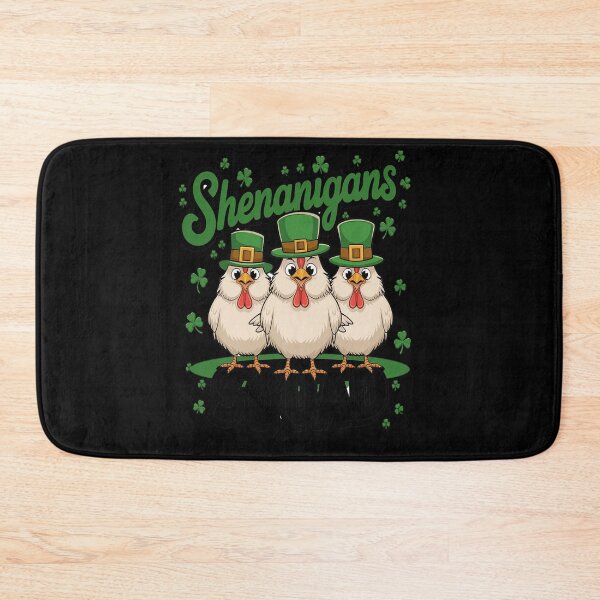 Item preview, Shenanigans Squad St. Patrick's Day Chickens designed and sold by BlassmausArt.