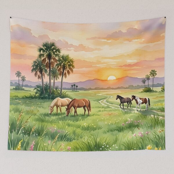 Item preview, Tropical Savanna Sunset: A Summer Retreat designed and sold by VibranPalette.