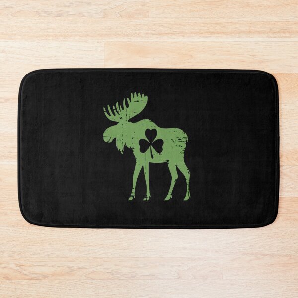 Item preview, St Patrick's Day Moose Irish Shamrock designed and sold by BlassmausArt.