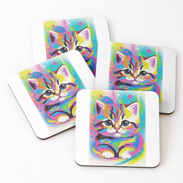 Item preview, 虹色キラキラ子猫 designed and sold by nyankojikan.