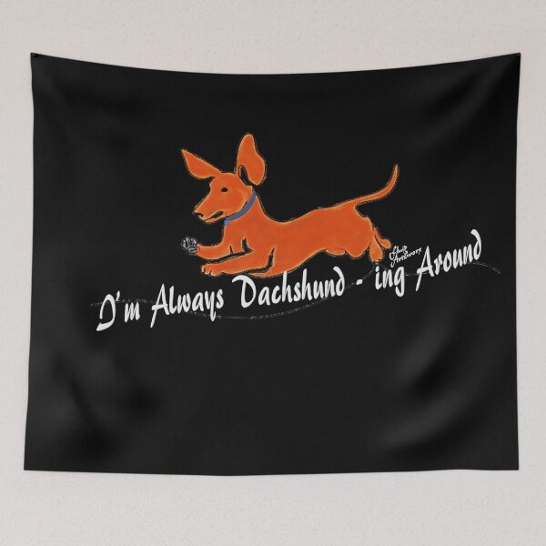 Item preview, Dachshund-ing Around designed and sold by Fluid Artzworx.