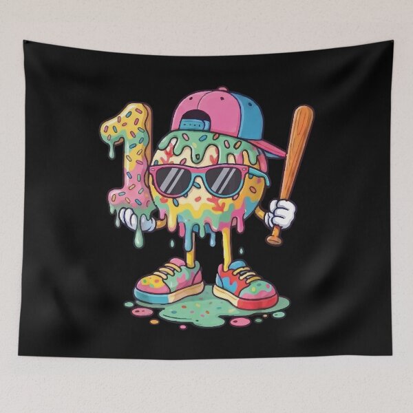 Item preview, Baseball 1st Birthday Drip Sunglasses Cap Cool Kid designed and sold by KIROSALS.
