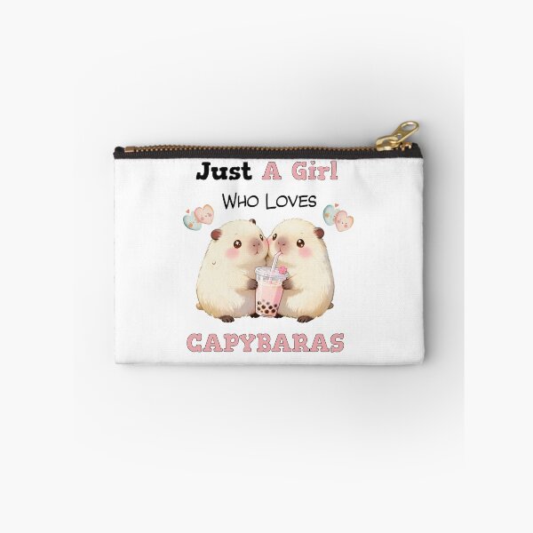Item preview, Just A Girl Who Loves Capybaras designed and sold by shudge_art.
