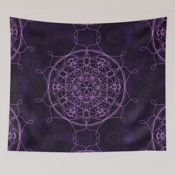 Item preview, Deep Purple Glow Web designed and sold by Thistlegrove.