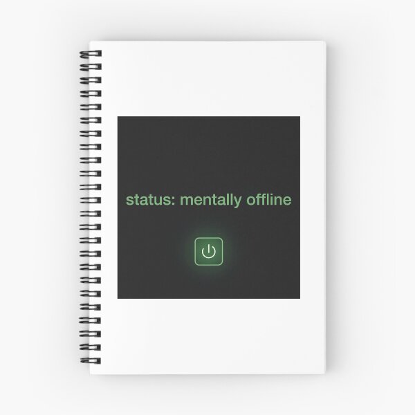 Item preview, status: mentally offline Shirt, Developer Humor Tee, Coding Burnout. designed and sold by sdartproject.