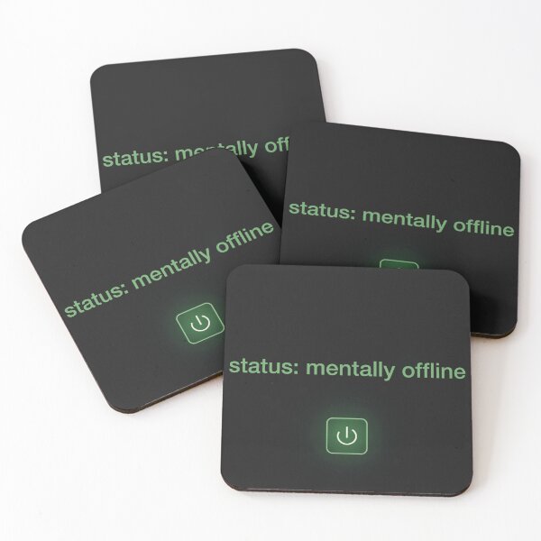 Item preview, status: mentally offline Shirt, Developer Humor Tee, Coding Burnout. designed and sold by sdartproject.
