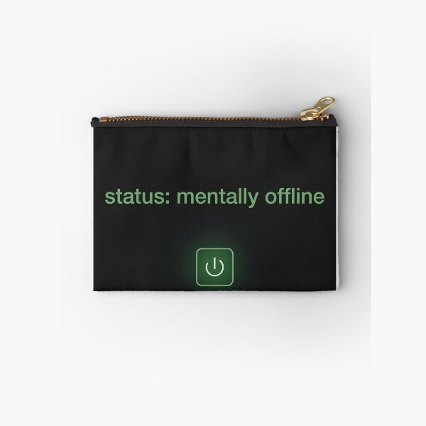 Item preview, status: mentally offline Shirt, Developer Humor Tee, Coding Burnout. designed and sold by sdartproject.