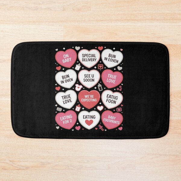 Item preview, Valentines Day Pregnancy Heart Candy Announcement Pregnant designed and sold by BlassmausArt.