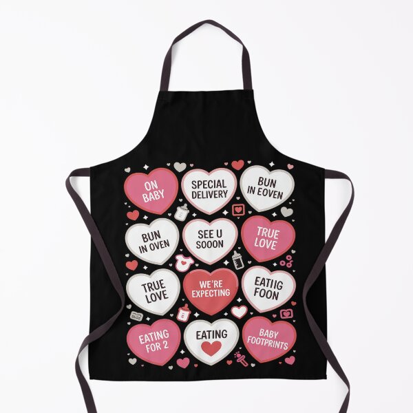 Item preview, Valentines Day Pregnancy Heart Candy Announcement Pregnant designed and sold by BlassmausArt.