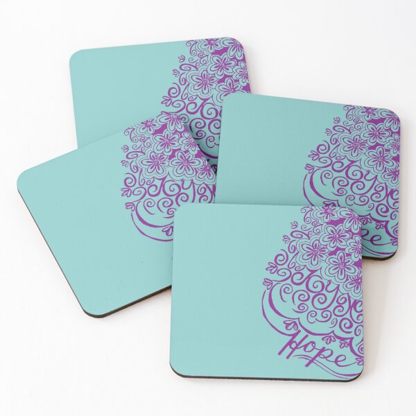 Item preview, Joy and Hope fleurs and swirls designed and sold by Nicki harvey.