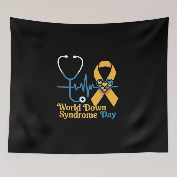 Item preview, World Down Syndrome Day Awareness Socks Down Right  designed and sold by BlassmausArt.